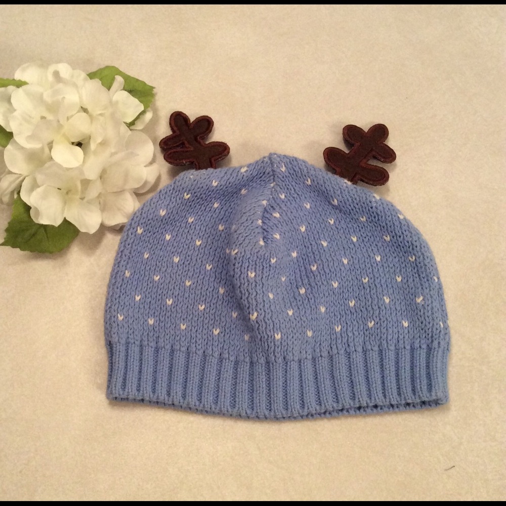 Fun infant knitted hat. Size 18M
